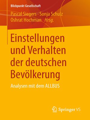 cover image of Einstellungen und Verhalten der deutschen Bevölkerung